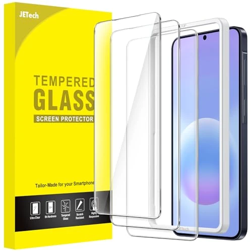 Offerta a tempo: JETech Pellicola Protettiva per Samsung Galaxy A57 5G, 9H Vetro Temperato Film con Strumento di Facile Installazione, Compatibile con ID Impronta, HD Chiaro, 3 Pezzi - 5% da 8.99 € a 8.54 €