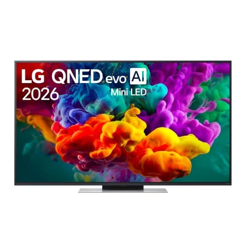 Offerta a tempo: LG QNED evo AI MiniLED 55 pollici Serie QNED86B 55QNED86B6B, Smart TV 4K, Dolby Vision, Processore α8 Gen3, AI Magic Remote, webOS con Gemini e Copilot, Spessore 29,7mm, Motion Booster 288, TV 2026 - 37% da 999.00 € a 631.33 €