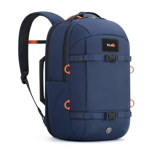 Oferta limitowana: Tolaccea Plecak podróżny na laptopa 30 l TSA Carry-On na podróże służbowe | 100% tkanina z recyklingu RPET | Ochrona laptopa z poduszką EVA | TSA 180° płaski otwór | Wzmocniony panel bazowy o z 228.31 zł na 228.31 zł (oszczędź 0.00%)