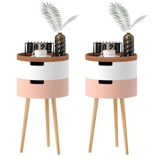 Offre limitée : HOMCOM Lot de 2 tables basses multi-usages à 3 niveaux avec 2 compartiments de rangement et plateau supérieur à plateau, tables basses pour salon et salon avec pieds en bois de pin, multicolore de 88.95 € à 88.95 € (0.00% de remise)