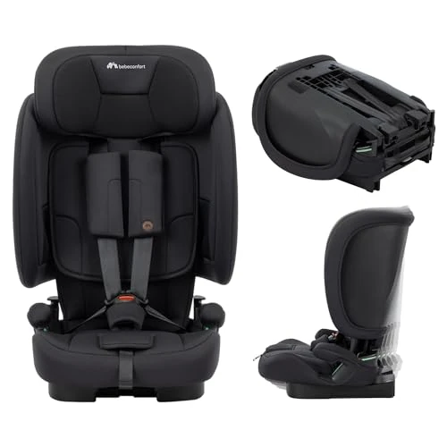Offre limitée : Bebeconfort Ever & Go i-Safe, Siège-Auto Évolutif, 15 Mois - 12 Ans, 76-150 cm, Siège-Auto de Voyage Pliable, Compact & Léger (4.9 kg), 15 Positions d'Appui-Tête, Full Black de 99.99 € à 69.99 € (30% de remise)