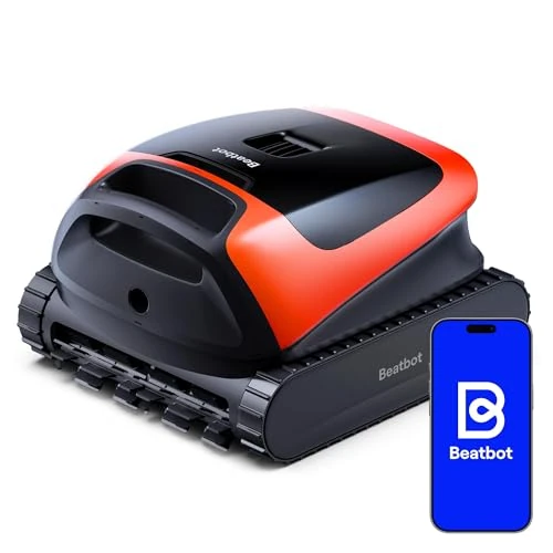 Offerta a tempo: Beatbot Sora 30 Robot Piscina pareti e Fondo, Linea d'Acqua,Piattaforme,Robot Piscina Senza Fili,Parcheggio in Superficie dell'Acqua, Controllo App,Autonomia 5 Ore, Mandarino - 36% da 899.00 € a 578.00 €