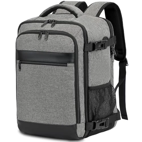 Offre limitée : KLOSTAIN Sac à dos Voyage Cabine Avion 40x30x20 Bagage Cabine pour Ryanair easyJet Eurowings 24L Sac à dos Anti-vol pour Ordinateur 15,6 Pouces Homme Femme Gris de 42.99 € à 35.99 € (16% de remise)