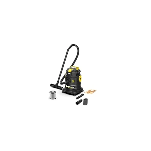 Offerta a tempo: MICHELIN, Aspiratore Solidi e Liquidi, X3 20L S, Gamma SILENZIOSA, Serbatoio in Acciaio da 20 L, con Presa Elettroutensili, 800 W, Completo di Accessori, Funzione di Soffiaggio, 18 kPa - 5% da 99.90 € a 94.49 €