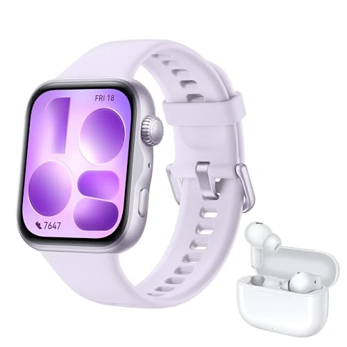 Offerta a tempo: HUAWEI WATCH FIT 5 Smartwatch Viola + FreeBuds SE 4 Bianco, Schermo AMOLED HD da 1,82", Design Raffinato, Pagamento NFC, Rilevamento Cadute, Batteria a Lunga Durata, Monitoraggio della Salute, 5 ATM - 17% da 238.99 € a 199.00 €