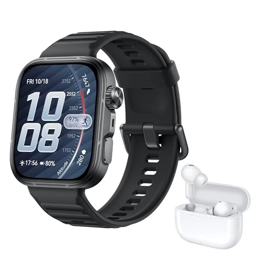Offerta a tempo: HUAWEI WATCH FIT 5 Pro Smartwatch Nero + FreeBuds SE 4 Bianco, GPS, ECG, 1,92'' Display FullView e Vetro Zaffiro, Pagamento NFC, Modalità Sport Outdoor, Monitoraggio della Salute - 13% da 343.90 € a 299.00 €