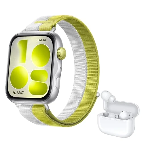 Offerta a tempo: HUAWEI WATCH FIT 5 Argento+FreeBuds SE 4 Bianco, Schermo AMOLED HD da 1,82", Design Raffinato, Pagamento NFC, Rilevamento Cadute, Batteria a lunga durata, Monitoraggio della salute, 5 ATM - 18% da 243.90 € a 199.00 €