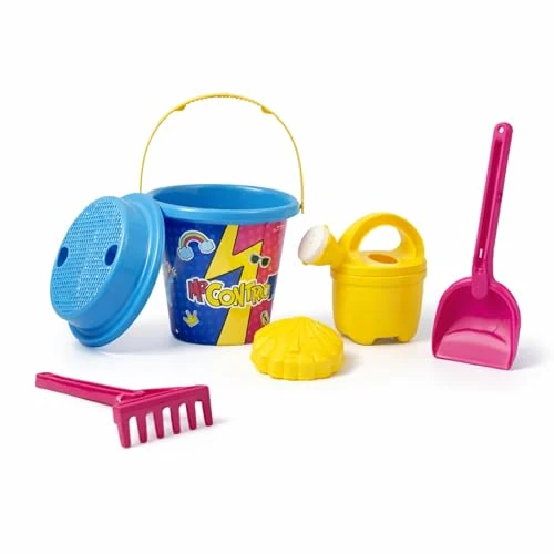 Offerta a tempo: Grandi Giochi Me Contro Te Set Mare Bambini Completo - Secchiello 17 cm con Accessori - Paletta, Rastrello, Annaffiatoio e Formina - 38% da 15.99 € a 9.90 €