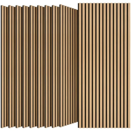 Oferta limitada: TONOR Paneles Acusticos Decorativos Madera, 120x60-7,2㎡, 10 Pack, Teca de 199.99 € a 179.99 € (ahorro 10%)