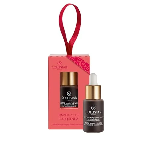 Offerta a tempo: Collistar Gocce Magiche Viso, Autoabbronzante Concentrato Meno di 1 h, Siero Viso Illuminante, Abbronzatura Intensa Naturale, Antimacchia, Idratante, Antiage con Vitamina E a Lunga Durata - 84.08% da 50.99 € a 8.12 €