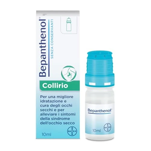 Offerta a tempo: Bepanthenol Collirio, Lacrime Artificiali Occhi Secchi, Ialuronico, 10ml - 30% da 13.35 € a 9.40 €