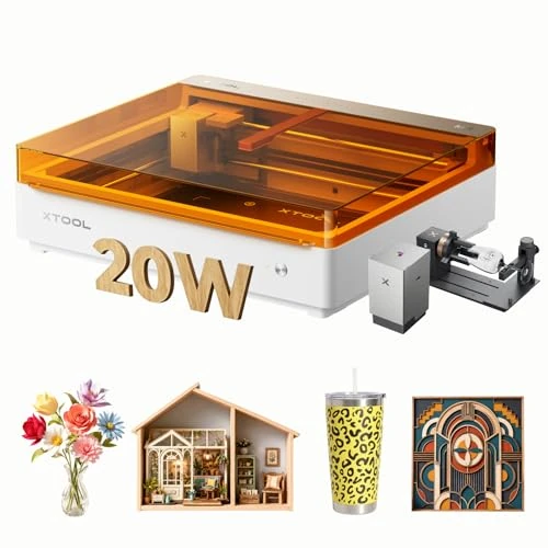 Offerta a tempo: xTool M2 20W Incisore Laser Chiuso Classe 1 con Stampante CMYK e Rotatorio RA3 Lite, Macchina per Taglio Laser di Borracce, Tazze, Legno Spesso e Plexiglass, Incisore Laser da Tavolo - 0.00% da 1899.00 € a 1899.00 €