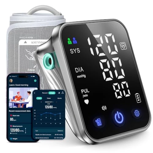 Limited-time offer: RunStar Smart Blood Pressure Monitor for Home Use, Upper Arm BP Cuff 8.6''-16.5'', Large 5.0'' 3-Color LED Display, FSA&HSA Eligible, Digital Automatic Blood Pressure Machine with iOS & Android App from $89.99 to $59.98 (save 33%)