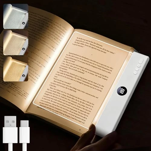 Oferta limitada: CMINGKEJI Luz Plana para Libros Protección Ocular, Lámpara Lectura Cama de 19.00 € a 18.05 € (ahorro 5%)