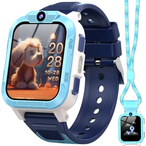 Oferta limitada: IOWODO Reloj Inteligente Niño, 4G Smartwatch Niño con Videollamada y GPS, SOS, Modo Escuela, Batería 850mAh, IP68, Regalo Ideal para Niños de 5-14 Años de 99.99 € a 59.99 € (ahorro 40%)
