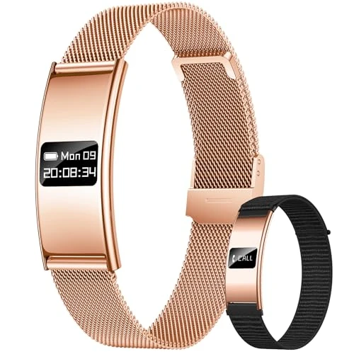 Zeitlich begrenztes Angebot: Smartwatch Damen Fitness Tracker Armband: Schrittzähler Damenuhr Fitnessuhr Smart Watch mit Herzfrequenz HRV SpO2 Schlaf Monitor Sportmodi 5ATM Wasserdicht Leicht Slim Digital band für iOS Android von 69.99 € auf 69.99 € (0.00