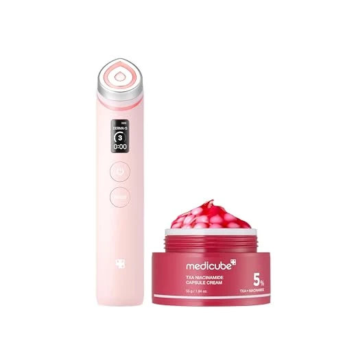 Offerta a tempo: Set medicube Booster Pro con TXA e Niacinamide Capsule Cream per Pelle Uniforme e dall'aspettoi piu Luminoso, Tecnologia AvanzataSet medicube Booster Pro con TXA e Niacinamide Capsule Cream per Pelle - 47% da 254.91 € a 135.42 €