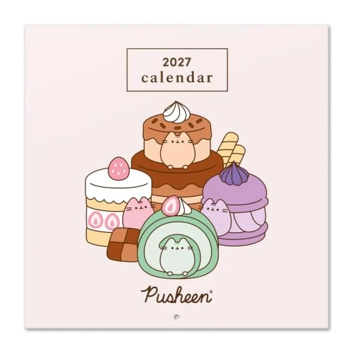 Offerta a tempo: Grupo Erik Pusheen Calendario 2027 da Muro - Calendario da Parete 30x30 cm - 0.00% da 10.90 € a 10.90 €