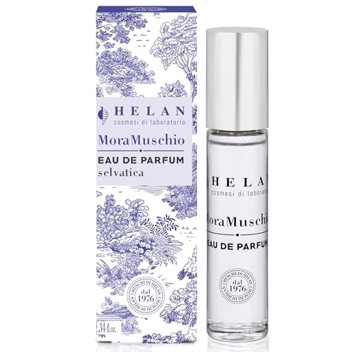 Offerta a tempo: Helan Mora Muschio - Profumo Donna Eau de Parfum Selvatica, Fragranza Fruttata, Floreale e Muschiata con Mora, Lampone, Mirtillo, Rosa Selvatica e Legno di Sandalo - 10 ml, Made in Italy - 0.00% da 11.90 € a 11.90 €