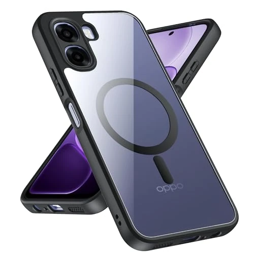 Oferta limitowana: Rojeuinn Pokrowiec ochronny OPPO A6X/A6T 4G/5G, twardy futerał ochronny PC z funkcją ssania magnetycznego, wygodny dotyk, zapobiegający upadkom, odporny na wstrząsy, przeciw odciskom palców z 73.22 zł na 73.22 zł (oszczędź 0.00%)