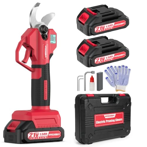 Oferta limitada: HYCHIKA Tijeras de Podar Electricas 21V,Equipado con dos baterías de 1.5 Ah de 65.99 € a 65.99 € (ahorro 0.00%)