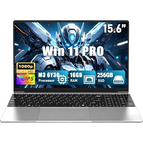Oferta limitada: CHIFUYOU 16 GB RAM 256 GB SSD Ordenador Portátil 15,6 Pulgadas Portátil M3-6Y30 (0,9 a 2,2 GHz),PC Portátil,FHD 1920 x 1080P,5000 mAh/38,5 WH,Tarjeta TF cámara Web Panel táctil,Estudiante/Profesional de 569.99 € a 455.99 € (ahorro 20.0%)