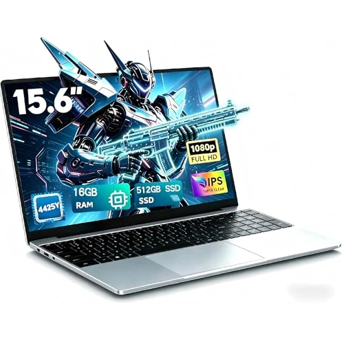 Offerta a tempo: CHIFUYOU 15,6 pollici PC Portatile 16GB RAM DDR3 512GB SSD Computer portatile da ufficio Notebook processore 4425Y (fino a 1,7 GHz), 1920 × 1080 Full HD, Win 11, compatibile con Wi-Fi 5 e Bluetooth - 69% da 999.99 € a 309.99 €
