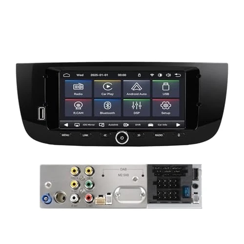 Offre limitée : MAVYULQEF Autoradio Plug & Play avec Connecteur d’Origine pour Fiat Punto 2010-2016 et Linea 2012-2015, Système Linux, Wireless CarPlay Android Auto, Bluetooth Mains Libres, RDS, FM/AM, USB de 189.99 € à 189.99 € (0.00% de remise)