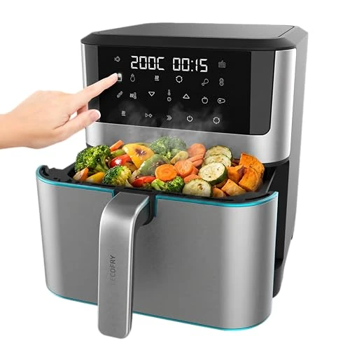 Zeitlich begrenztes Angebot: Cecotec Heißluftfritteuse Cecofry Supreme 8000 Hot. 8 L Kapazität, 1800 W, Edelstahl-Design, Touch-Control, 10 Programme, 30-200 Grad, Pre-Heat-Funktion und praktischer Wende-Alarm von 59.90 € auf 59.90 € (0.00% Rabatt)