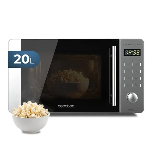 Tijdelijke aanbieding: Cecotec Magnetron Proclean 5010 Inox Wave. 20 L, roestvrij stalen design, 1150 W, 5 vermogensniveaus, Ready2Clean binnencoating, 3DWave technologie, LED-display, 8 programma's, timer van 86.57 € naar 86.57 € (0.00% korting)
