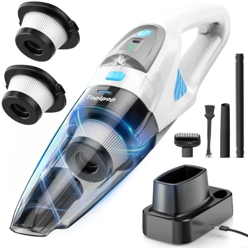 Offerta a tempo: Topipop Aspirabriciole senza fili, 25000Pa, stazione di ricarica inclusa - 35% da 59.99 € a 38.70 €