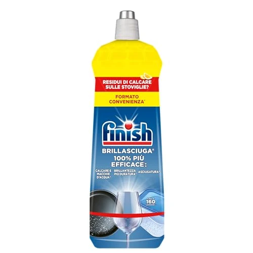 Offerta a tempo: Finish Brillantante Lavastoviglie, 1 Prodotto da 800 ml di Brillantante al Limone, Additivo Lavastoviglie per Stoviglie Splendenti e Asciutte - 20% da 7.49 € a 5.99 €