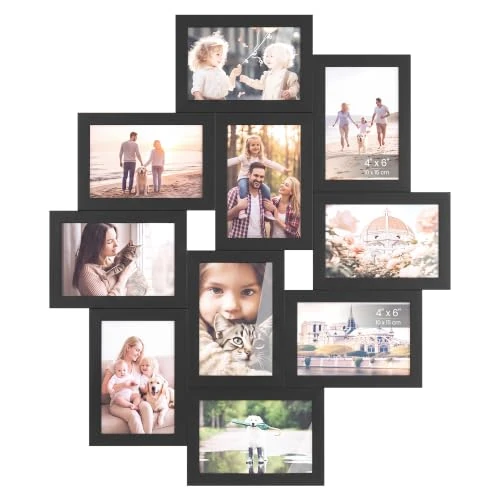 Zeitlich begrenztes Angebot: SONGMICS Bilderrahmen 10 x 15 cm, 10er Set, Fotorahmen für die Wand von 24.99 € auf 21.24 € (15% Rabatt)