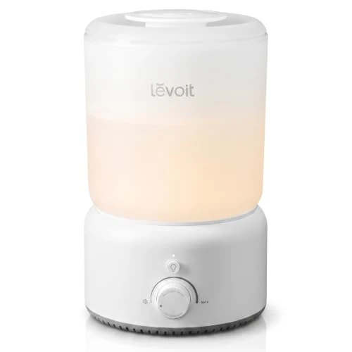 Offerta a tempo: Levoit Umidificatore d'aria 3,2 L, ≤23dB, NeoClassic 350, Bianco | Umidificatore D'aria per Bambini, 26h Autonomia, Lavabile in Lavastoviglie, 35m², Luce no Luce Blu e Diffusore Oli. - 5% da 44.99 € a 42.74 €