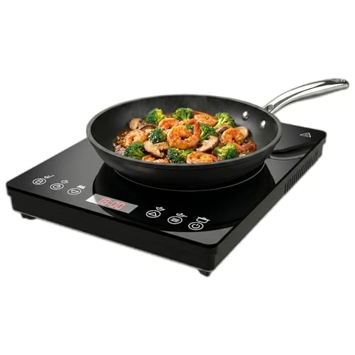 Offerta a tempo: Cecotec Piastra Induzione Portatile Full Magma Slim Pure. 2000 W, Design in Vetro, Display Touch, 9 Livelli di Potenza, Timer, Alta Resistenza, Facile Pulizia, Superficie 26x32 cm - 65% da 99.90 € a 34.90 €