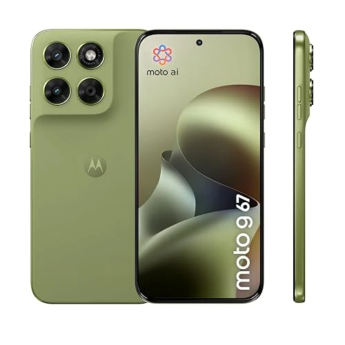 Offerta a tempo: Motorola moto g67 (8/256GB, Fotocamera 50MP+8MP+flicker sensor, Display 6.78" Extreme AMOLED 120Hz, 5100mAh, MediaTek Dimensity 6300, Android 16), PANTONE Nile - 24% da 329.00 € a 249.90 €
