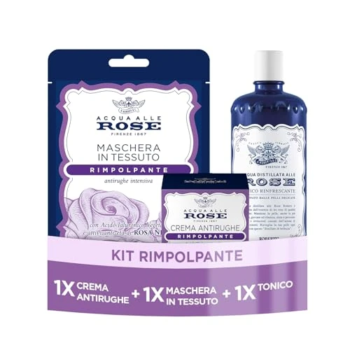 Offerta a tempo: Acqua alle Rose, Tonico + Crema Viso Rimpolpante + Maschera Rimpolpante - 50% da 19.99 € a 10.00 €