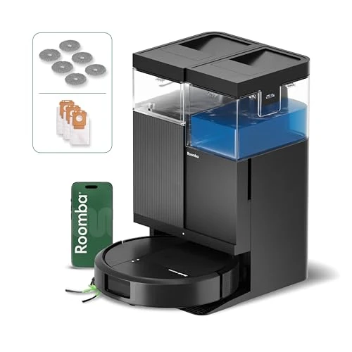 Oferta limitada: iRobot Roomba Plus 516 Combo Base AutoWash multifunción autolimpiable, 22KPa, Mopas DualClean Elevables y Extensible, Lava 75º, Seca 45º, Clearview LiDAR, Autonomía 90 Días, Accesorios Extra, Negro de 649.00 € a 379.00 € (ahorro 42%)