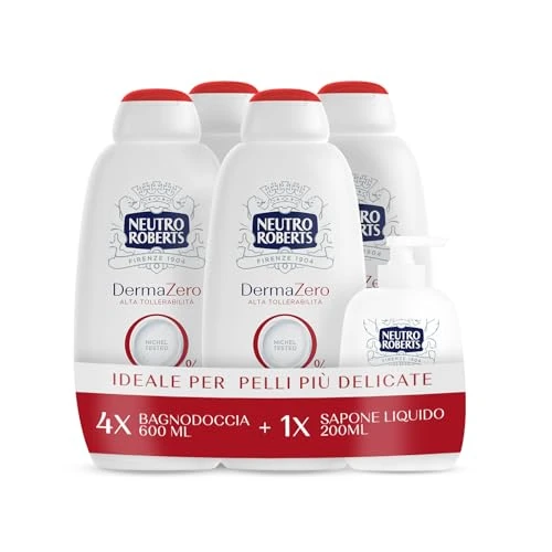 Offerta a tempo: Neutro Roberts, Dermazero Ipoallergenico .600 X 4 + Sapone Idratante - 40% da 18.95 € a 11.37 €