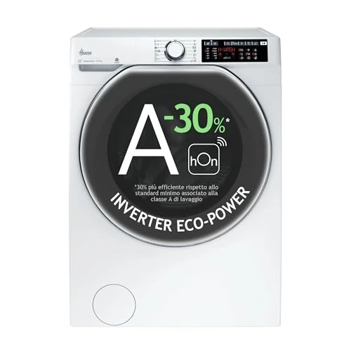 Offerta a tempo: Hoover H-WASH&DRY 500 Lavasciuga 9+5 Kg, 1400 Giri, Motore Eco-Power Inverter, Wi-Fi + Bluetooth, Power Care, Vapore, Classe A Lavaggio/C Ciclo Completo, 85 x 60 x 53 cm (AxLxP), HD 495AMC9/1-S - 7% da 429.00 € a 399.00 €