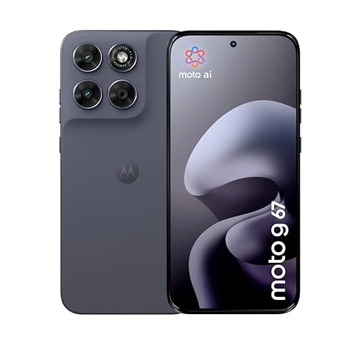 Offerta a tempo: Motorola moto g67 (8/256GB, Fotocamera 50MP+8MP+flicker sensor, Display 6.78" Extreme AMOLED 120Hz, 5100mAh, MediaTek Dimensity 6300, Android 16), PANTONE Artic Seal - 9% da 329.00 € a 299.99 €