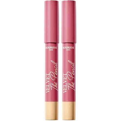 Oferta limitada: Bourjois Velvet The Pencil barra de labios Amou-Rose 02 1.8g (Paquete de 2) de 25.78 € a 20.39 € (ahorro 21%)