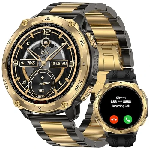 Offerta a tempo: KOSPET TANK T4 Special Edition Smartwatch Uomo Rugged, Mappe Offline, IP69K | GPS a 6 Satelliti, Impermeabile 10 ATM, Batteria 15 Giorni, Chiamate Bluetooth, 180+Modalità Sportiva, Monitor Salute 24/7 - 0.00% da 229.99 € a 229.99 €