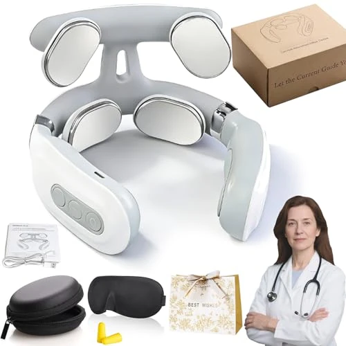 Offerta a tempo: 2026 Vertaline Cervirest, Cervirest Vertaline, Massaggiatore Cervicale, Masajeador Cuello Elettrico A Impulsi, 6 Modalità Di Massaggio E Riscaldamento, Per Alleviare Il Dolore Al Collo (Without Voice) - 41% da 65.99 € a 38.99 €