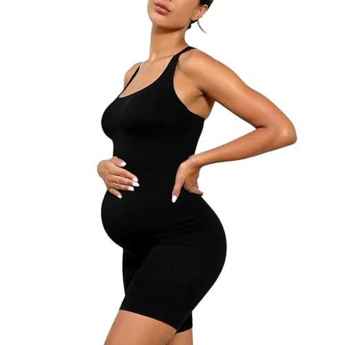 Offerta a tempo: DeHolifer Tutina Premaman da Donna 2026 Sportivi Estivi Pantaloncini Tuta Pantaloni Corti Supporto Addominale Pantaloncino Elevata Elasticità Shorts Comodi Traspiranti Pantaloncini Casuale Bermuda - 53% da 7.50 € a 3.50 €