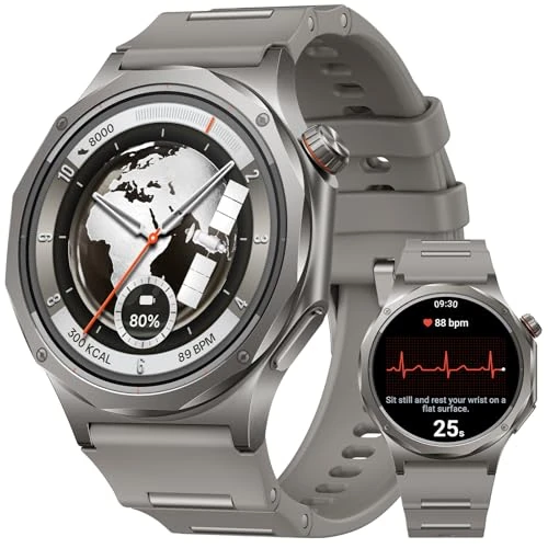 Zeitlich begrenztes Angebot: Oppo Watch X3 Smartwatch, 16-Tage Akku, Gesundheitscheck, Misty Titanium von 321.21 € auf 303.69 € (5% Rabatt)