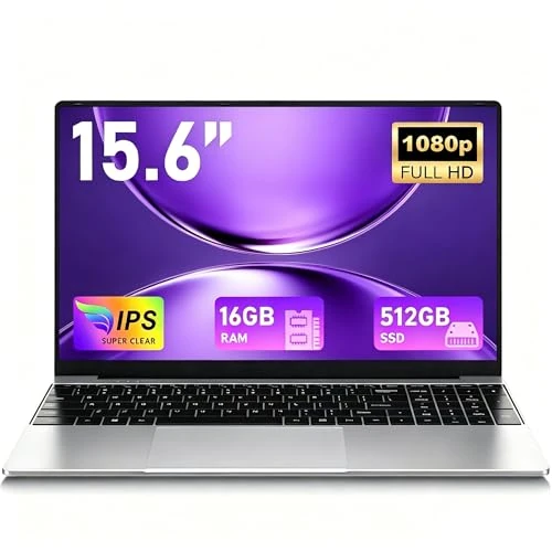 Offerta a tempo: FUNYET 2026 Pc Portatile 15.6 Pollici 16GB RAM 2*DDR3 512GB SSD, Processore M3-6Y30 Laptop, Fino a 2,2GHz, Win 11 Notebook, FHD 1920x1080, 5000mAh, Wi-Fi 5, BT4.2, USB 3.0, HDMI, Typc-C, QWERTY - 67% da 899.99 € a 299.99 €