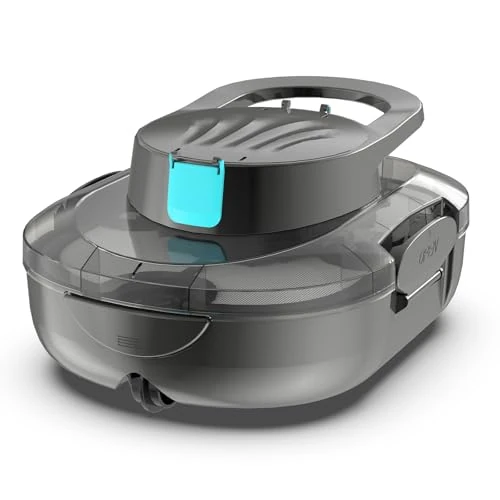 Zeitlich begrenztes Angebot: BRINBO S1PRO 2026 Upgrade Poolroboter mit 120 Min Automatisch Reinigungszeit, Poolsauger Akku mit Dual-Motoren, 2,5H Ladezeit, Leichter Poolreiniger für Oberirdische Pools bis 100 m², Grau von 149.99 € auf 114.99 € (23% Rabatt