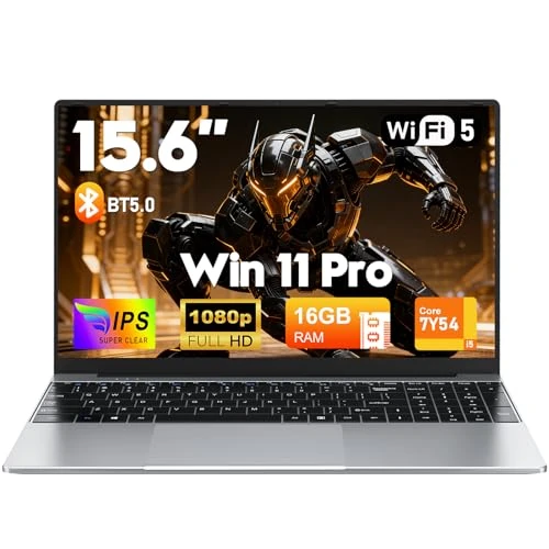 Oferta limitada: FUNYET Laptop,2026 Laptop Offerta da 15,6 Pollici Ordenador Portátil,16 GB di RAM, SSD da 512 GB,Core i5-7Y54 PC Portátile,IPS FHD 1920x1080 Notebook,5000 mAh,Slot per scheda TF,Type-C de 389.99 € a 370.49 € (ahorro 5%)