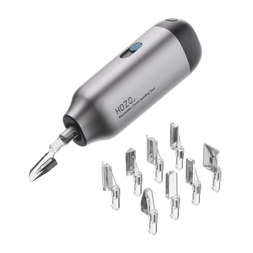 Offerta a tempo: HOZO NeoSander - Mini levigatrice elettrica multifunzione con 13.000 rpm per levigatura precisa, ideale per stampa 3D, modellistica, artigianato e fai da te - 15% da 69.99 € a 59.49 €